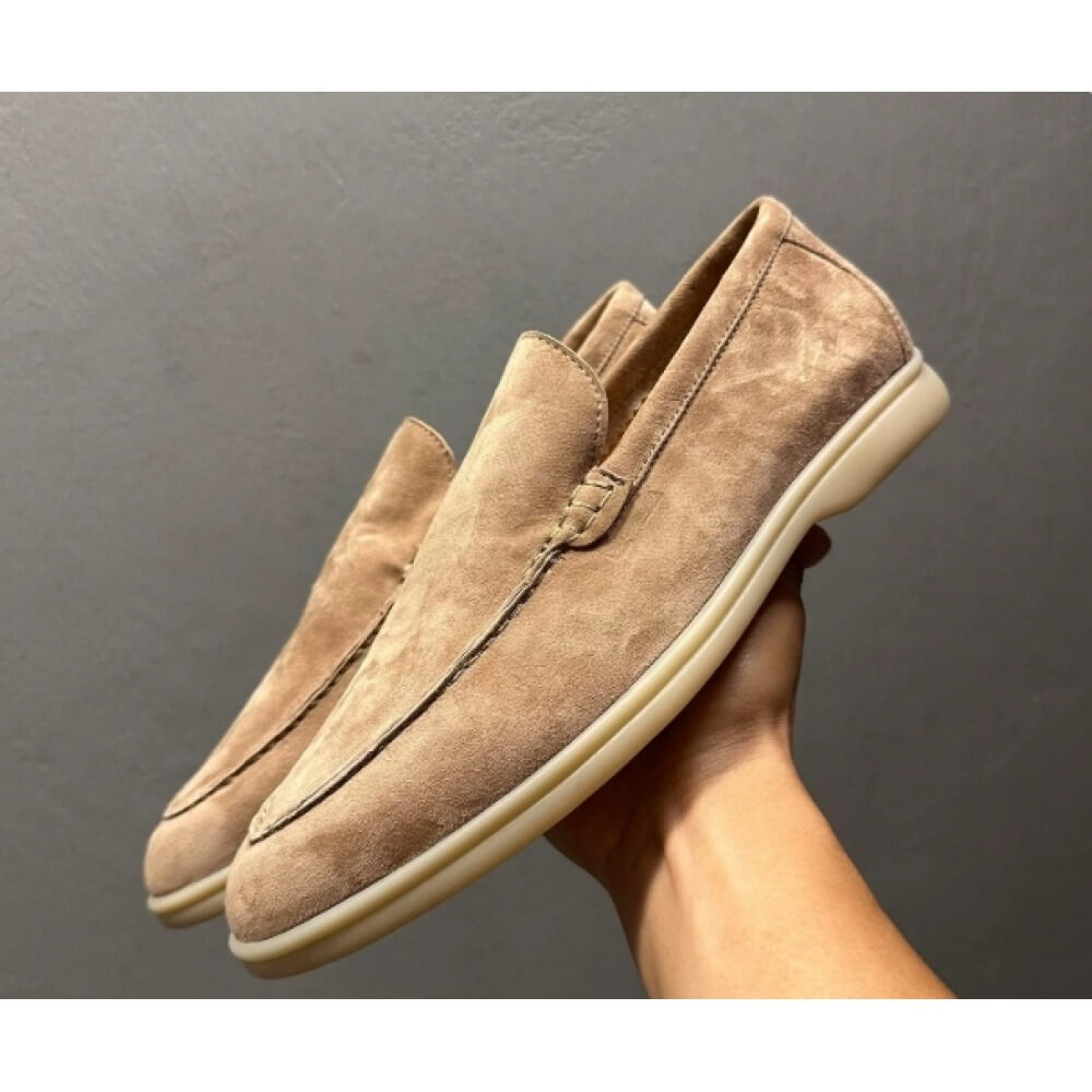 Lüks Bej Süet Günlük Loafer Ay - Men'S Shoes Smart incelemesi ve fiyatı